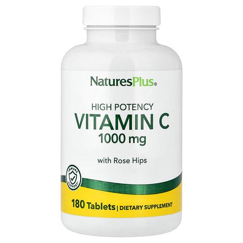 Naturesplus Vitamin C With Rose Hips High Potency 180 Tablets product image