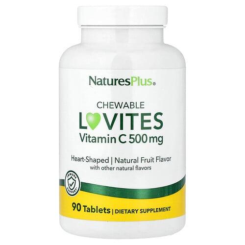 Naturesplus Chewable Lovites Vitamin C Natural Fruit 90 Tablets