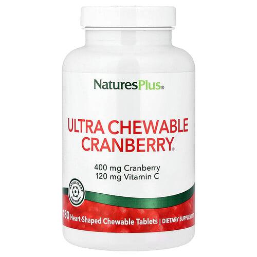 Naturesplus Ultra Chewable Cranberry 180 Heart Shaped Chewables Tablets