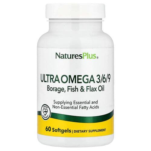 Naturesplus Ultra Omega 3 6 9 60 Softgels
