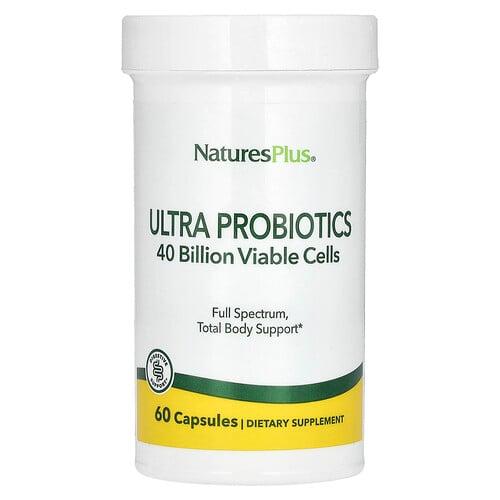 Naturesplus Ultra Probiotics 40 Billion 60 Capsules