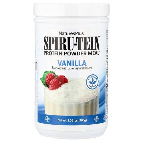 Naturesplus Spiru Tein Protein Powder Meal Vanilla 1 06 Lbs 480 G