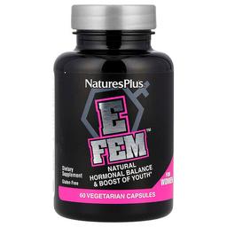 Naturesplus E Fem For Women Natural Hormonal Balance Boost Of Youth 60 Vegetarian Capsules