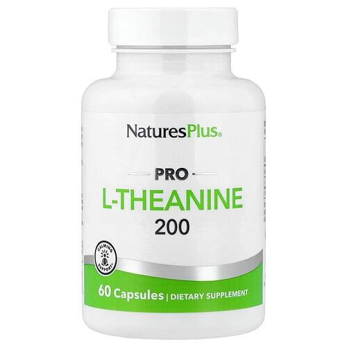 Naturesplus Pro L Theanine 200 60 Capsules 200 Mg Per Capsule