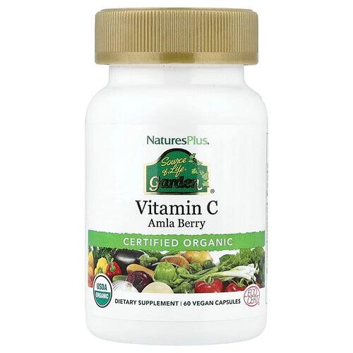 Naturesplus Source Of Life Garden Vitamin C Amla Berry 60 Vegan Capsules