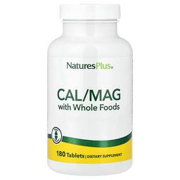 Naturesplus Cal Mag With Whole Foods 180 Tablets