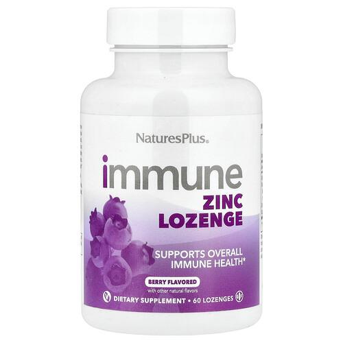 Naturesplus Immune Zinc Lozenge Berry 60 Lozenges