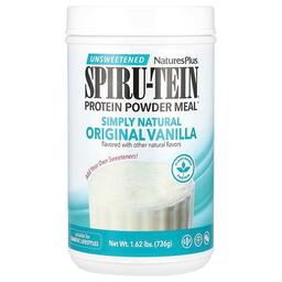Naturesplus Spiru Tein Protein Powder Meal Unsweetened Vanilla 1 62 Lbs 736 G