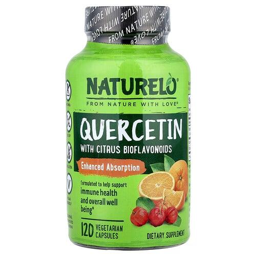 Naturelo Quercetin With Citrus Bioflavonoids 120 Vegetarian Capsules