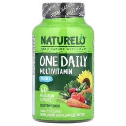 Naturelo One Daily Multivitamin For Men 60 Vegetarian Capsules