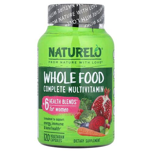Naturelo Whole Food Complete Multivitamin For Women 120 Vegetarian Capsules product image