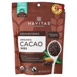 Navitas Organics Organic Cacao Nibs Unsweetened 8 Oz 227 G