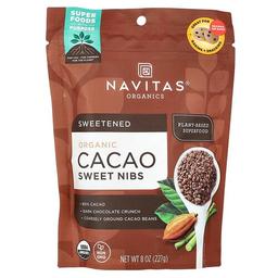 Navitas Organics Organic Cacao Sweet Nibs 8 Oz 227 G