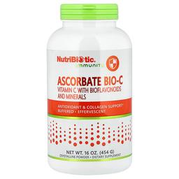 Nutribiotic Immunity Ascorbate Bio C Vitamin C With Bioflavonoids And Minerals 16 Oz 454 G