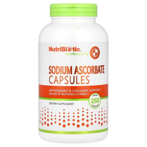 Nutribiotic Sodium Ascorbate 250 Vegan Capsules