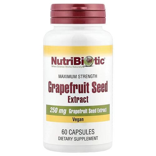 Nutribiotic Grapefruit Seed Extract Maximum Strength 250 Mg 60 Capsules