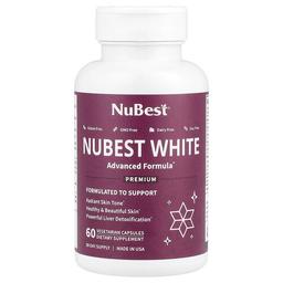 Nubest Nubest White 60 Vegetarian Capsules