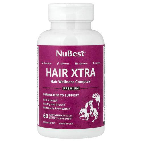 Nubest Hair Xtra 60 Vegetarian Capsules