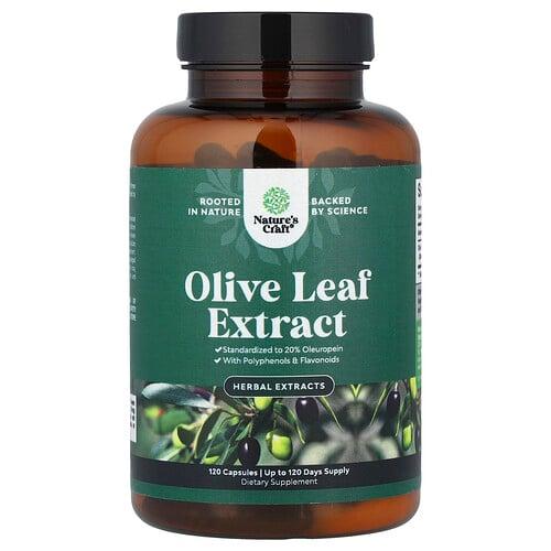 Nature S Craft Olive Leaf Extract 750 Mg 120 Capsules