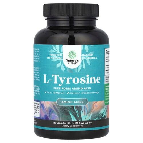 Nature S Craft L Tyrosine 500 Mg 120 Capsules