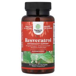 Nature S Craft Resveratrol 60 Capsules 600 Mg Per Capsule