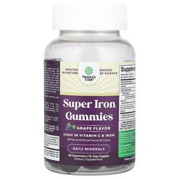 Nature S Craft Super Iron Gummies Grape 30 Gummies