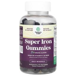 Nature S Craft Super Iron Gummies Grape 90 Gummies