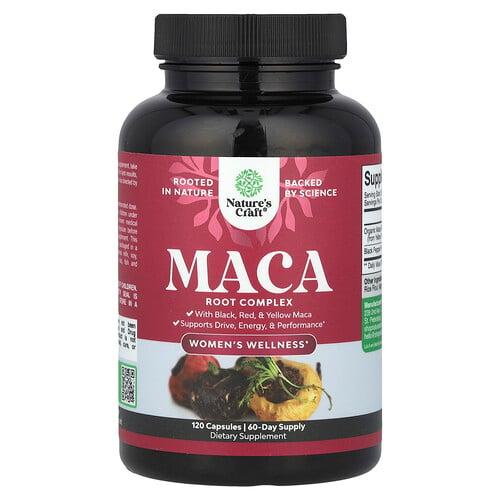 Nature S Craft Women S Wellness Maca Root Complex 120 Capsules
