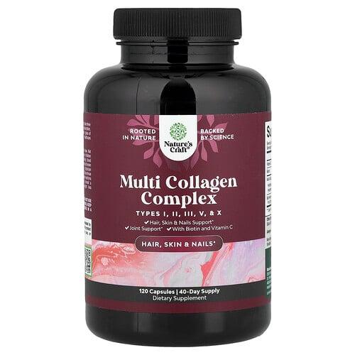 Nature S Craft Multi Collagen Complex 120 Capsules