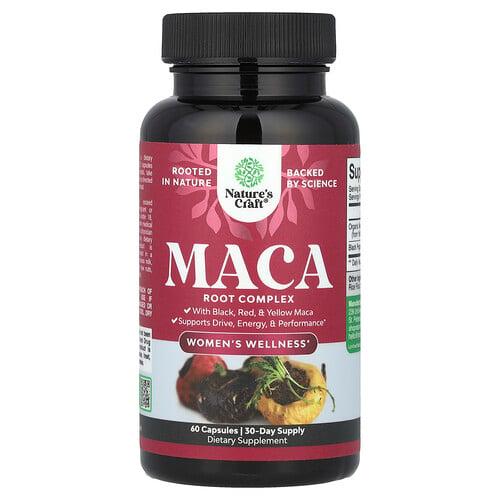 Nature S Craft Women S Wellness Maca Root Complex 60 Capsules