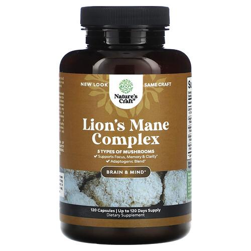 Nature S Craft Lion S Mane Complex 120 Capsules