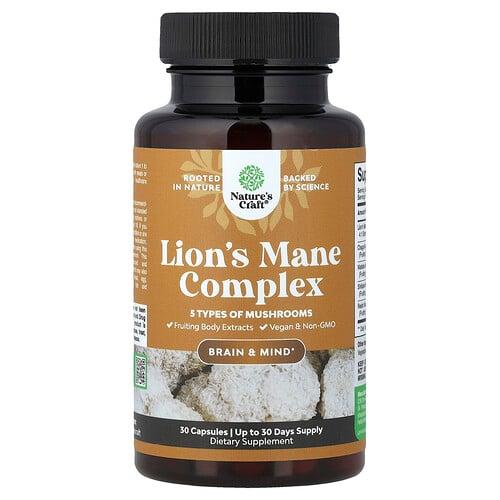 Nature S Craft Lion S Mane Complex 30 Capsules
