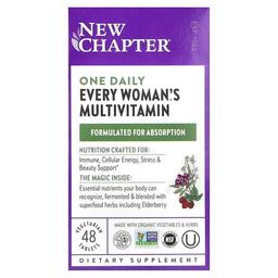 New Chapter One Daily Every Woman S Multivitamin 48 Vegetarian Tablets