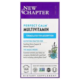 New Chapter Perfect Calm Multivitamin 144 Vegetarian Tablets