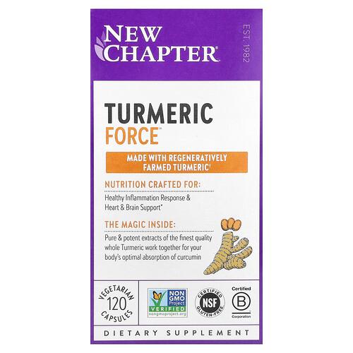 New Chapter Turmeric Force 120 Vegetarian Capsules product image