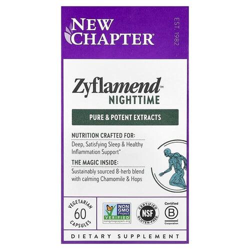 New Chapter Zyflamend Nighttime 60 Vegetarian Capsules