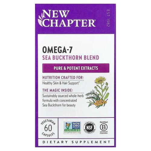 New Chapter Omega 7 Sea Buckthorn Blend 60 Vegetarian Capsules