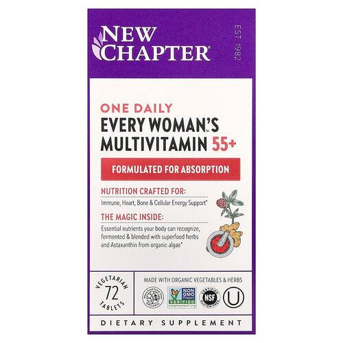 New Chapter One Daily Every Woman S Multivitamin 55 72 Vegetarian Tablets product image