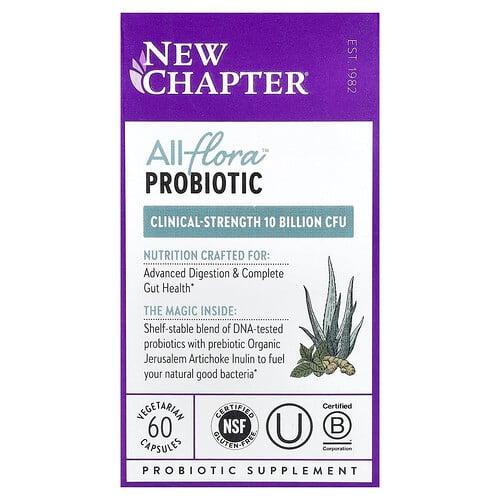 New Chapter All Flora Probiotic 60 Vegetarian Capsules