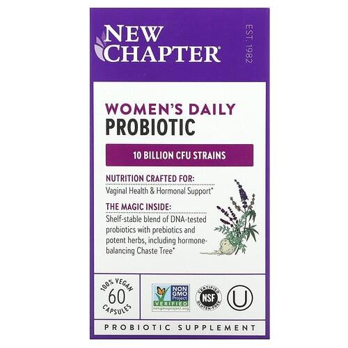 New Chapter Women S Daily Probiotic 60 Vegan Capsules