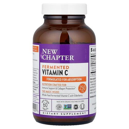 New Chapter Fermented Vitamin C 60 Vegan Tablets