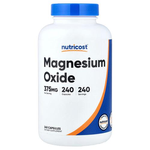 Nutricost Magnesium Oxide 375 Mg 240 Capsules product image