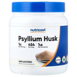 Nutricost Psyllium Husk Unflavored 16 2 Oz 454 G