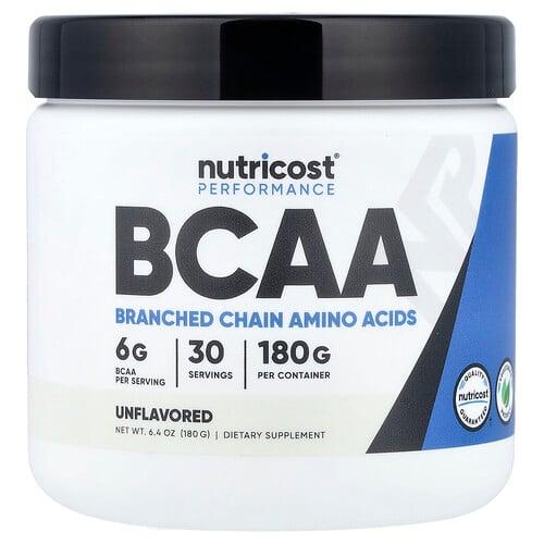 Nutricost Performance Bcaa Unflavored 6 4 Oz 180 G