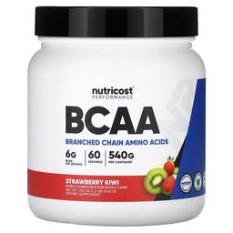Nutricost Performance Bcaa Strawberry Kiwi 1 2 Lb 540 G