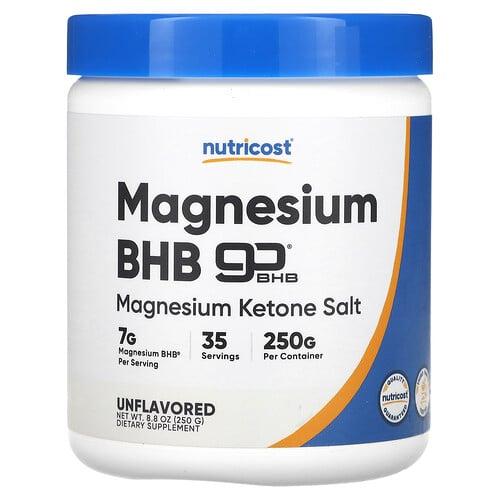 Nutricost Magnesium Bhb Gobhb Unflavored 8 8 Oz 250 G