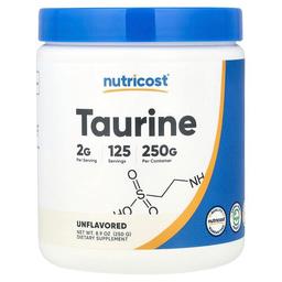 Nutricost Taurine Unflavored 8 9 Oz 250 G