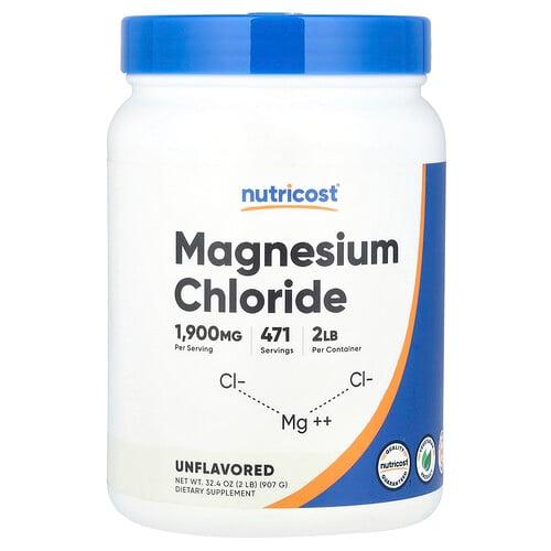 Nutricost Magnesium Chloride Unflavored 32 4 Oz 907 G