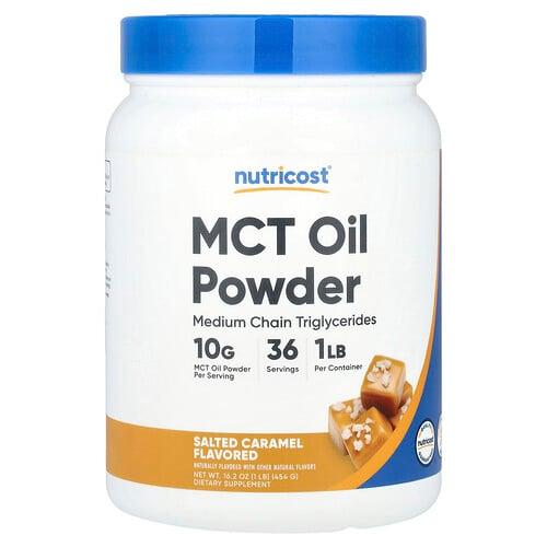 Nutricost Mct Oil Powder Salted Caramel 1 Lb 454 G