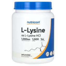 Nutricost L Lysine Unflavored 35 7 Oz 1 Kg